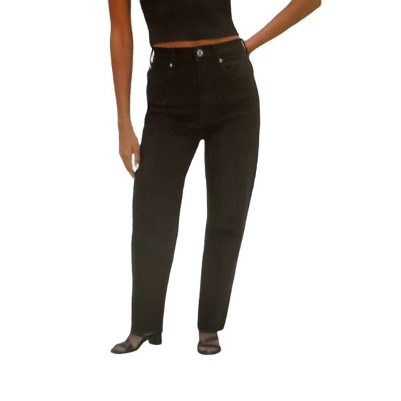 Everlane The Way High Jean Organic Cotton Size 32 Long Women's Black Col… - Picture 1 of 16
